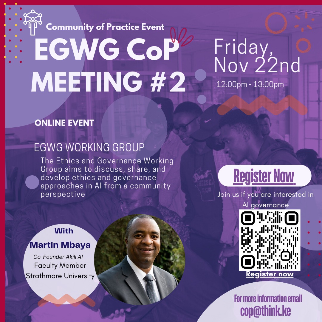 EGWG CoP Meeting #2