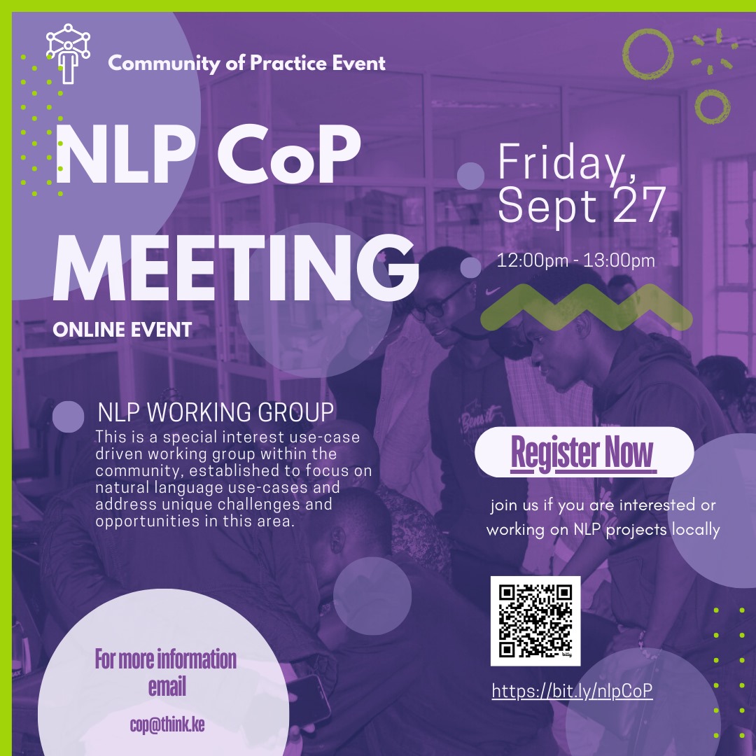 NLP CoP Meeting