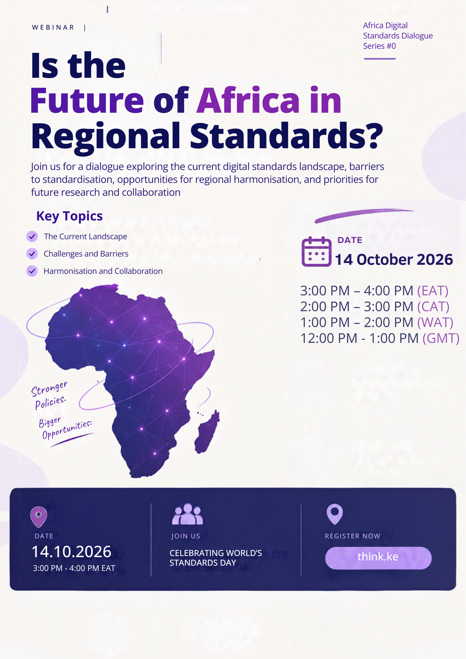 Webinar - Is the Future of Africa in Regional Standards?